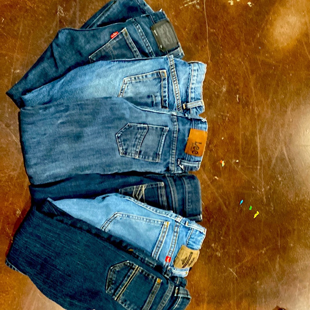 Boys size Slim Jeans. 6 pairs
